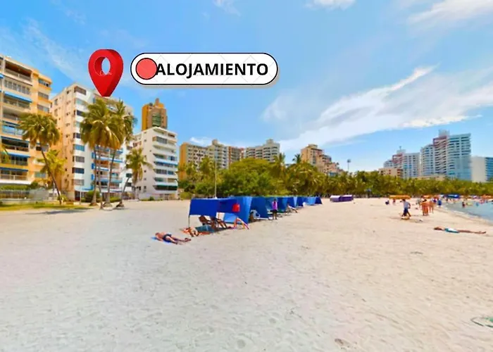 Hermoso Apartamento Piso10 Con Salida Directa A La Playa Increible En Playa Rodadero