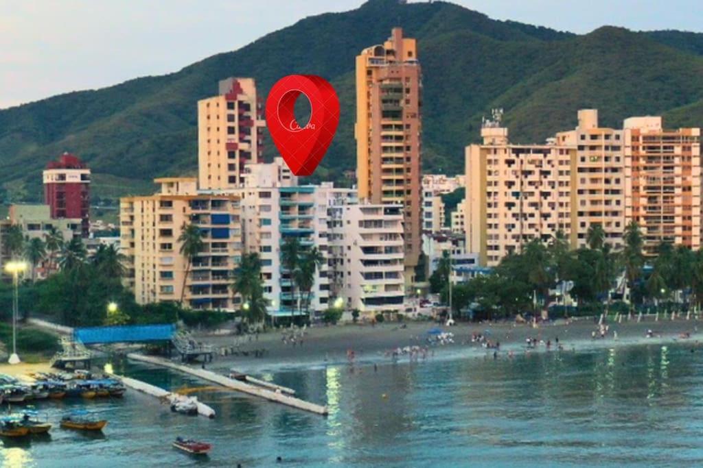 Hermoso Piso10 Con Salida Directa A La Playa Increible En Playa Rodadero Apartamento Santa Marta (Magdalena)